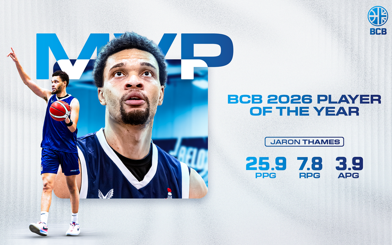 IRONMAN JARON THAMES WINS BCB PLAYER OF THE YEAR
