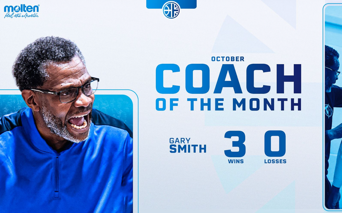 WORTHING'S GARY SMITH SCOOPS COACH OF THE MONTH HONOURS