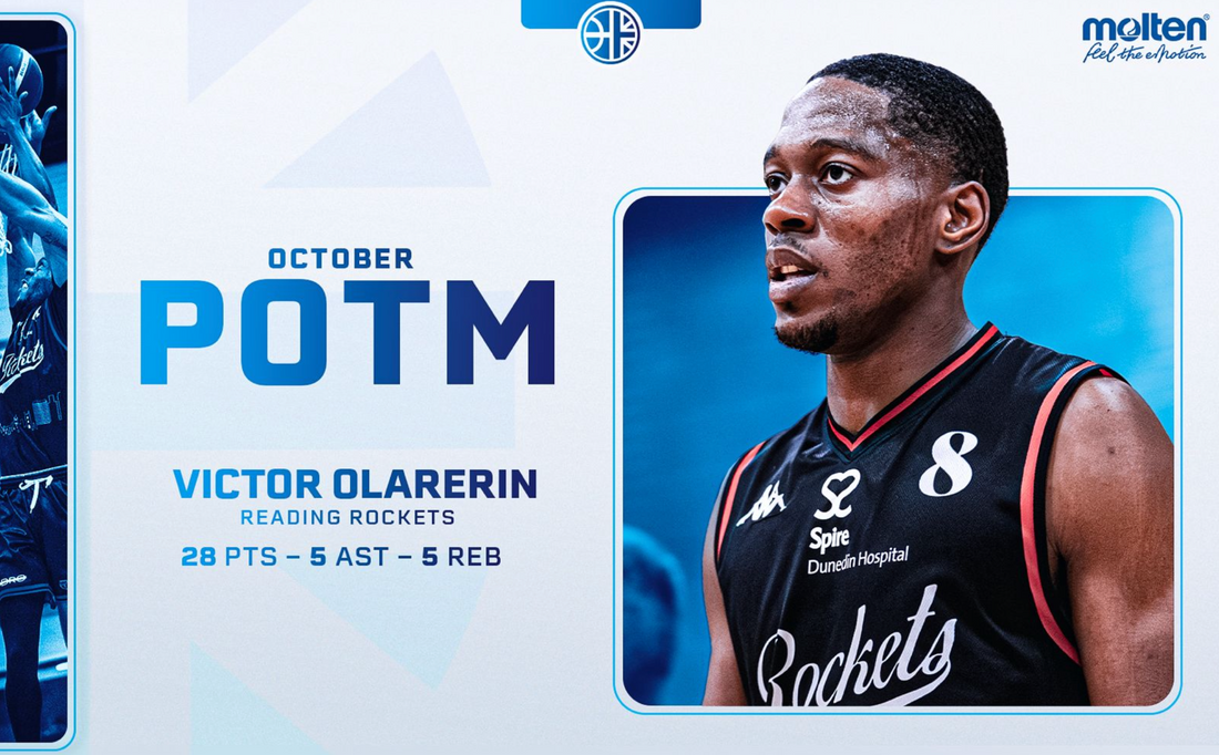 VICTOR OLARERIN LAUNCHES TO PLAYER OF THE MONTH AWARD