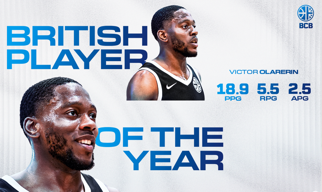 VICTOR OLARERIN SCOOPS BRITISH PLAYER OF THE YEAR HONOURS