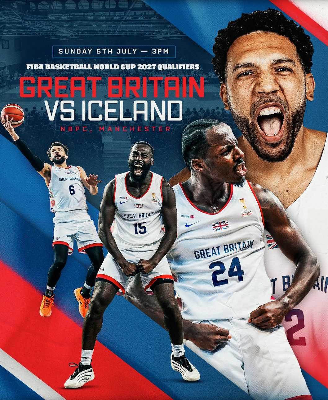 GREAT BRITAIN HEAD TO MANCHESTER FOR FIBA WORLD CUP QUALIFIERS