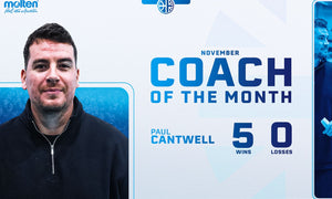 PAUL CANTWELL WINS MOLTEN COACH OF THE MONTH FOR NOVEMBER