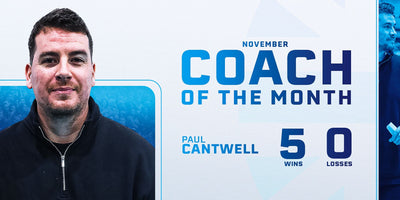PAUL CANTWELL WINS MOLTEN COACH OF THE MONTH FOR NOVEMBER