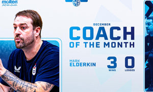 ELDERKIN'S UNBEATEN MONTH LANDS HIM COACH OF THE MONTH HONOURS