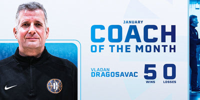 HOODS DRAGOSAVAC BAGS COACH OF THE MONTH AWARD