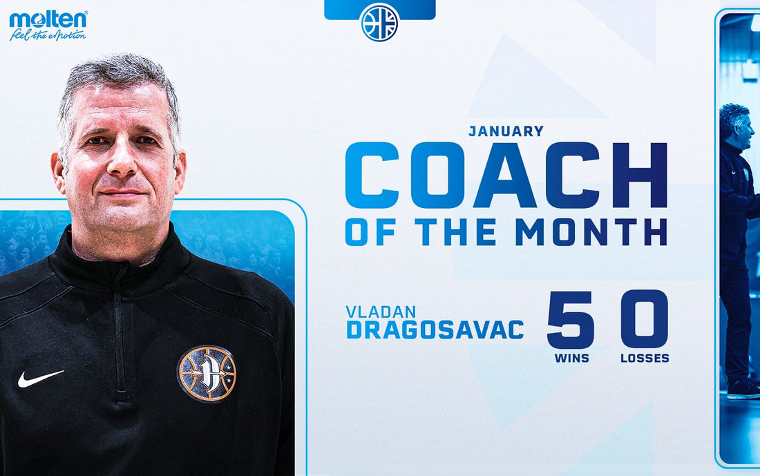 HOODS DRAGOSAVAC BAGS COACH OF THE MONTH AWARD