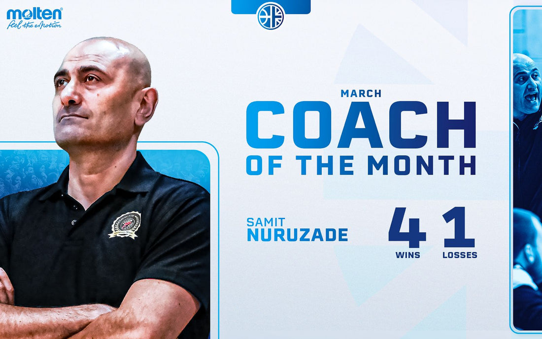 NURUZADE WINS MOLTEN COACH OF THE MONTH FOR MARCH