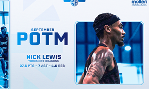 NICK LEWIS WINS PLAYER OF THE MONTH HONOURS