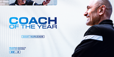 READING'S SAMIT NURUZADE WINS BCB COACH OF THE YEAR