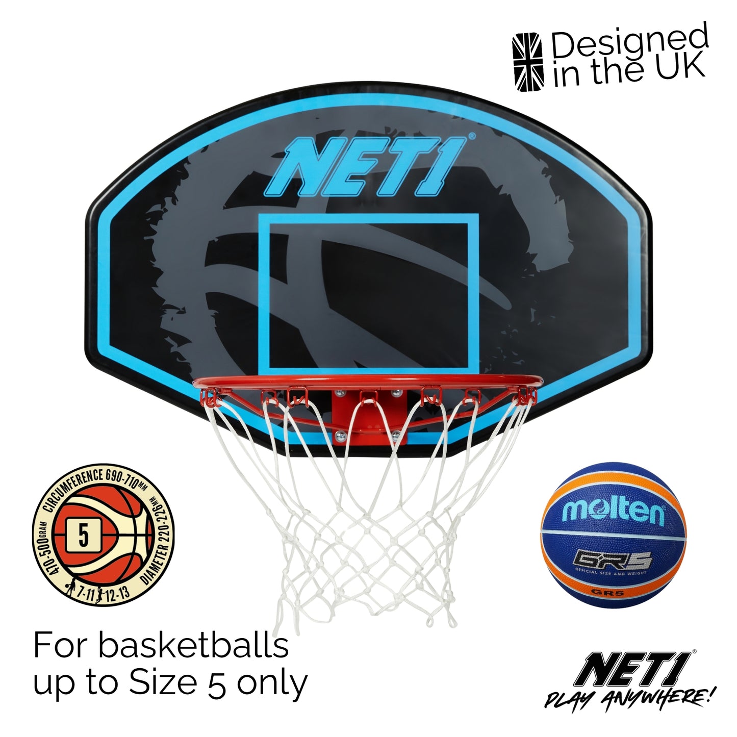 Molten Wall Mounted Backboard