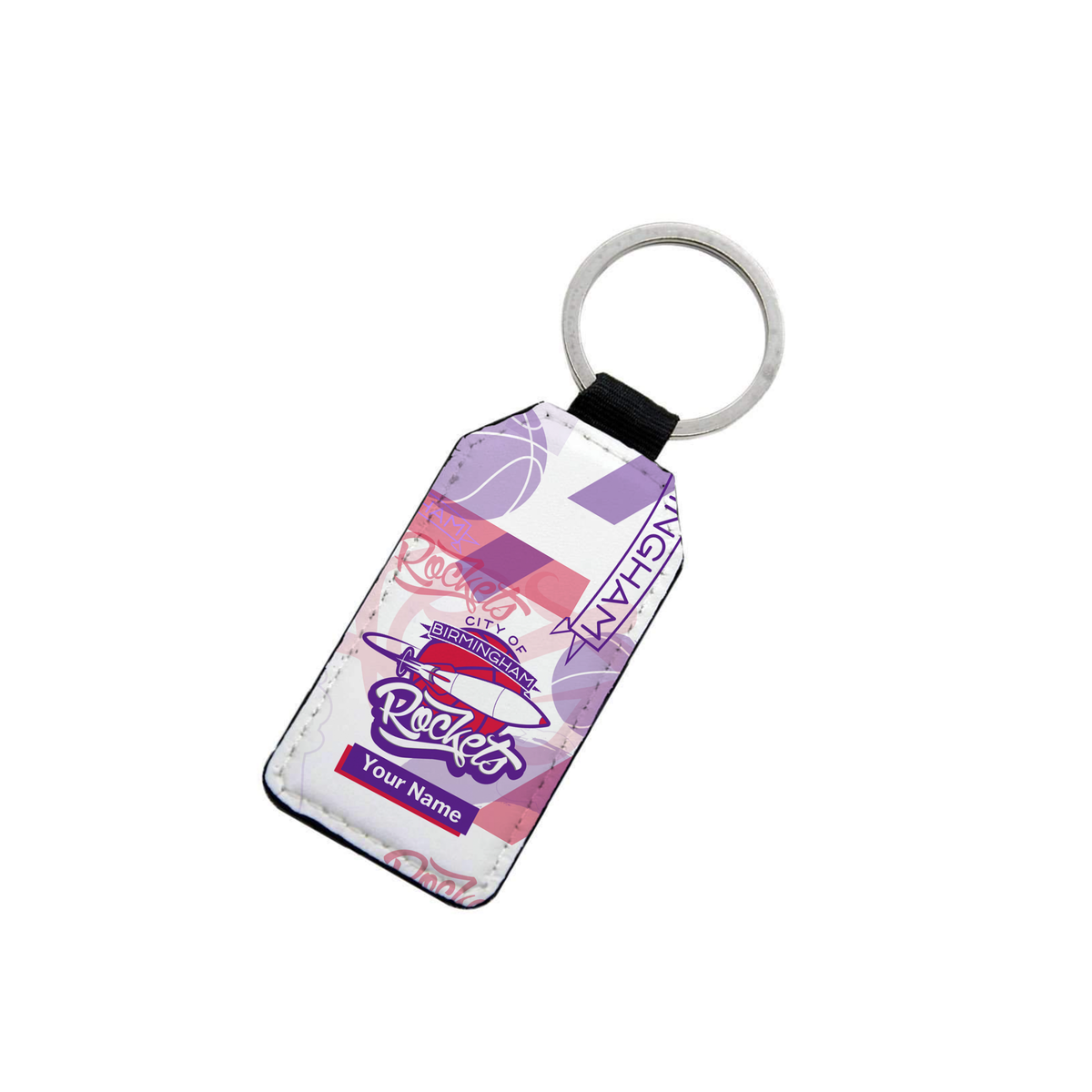 COB Rockets Collage Personalised Key Ring